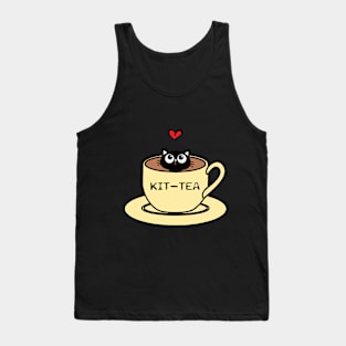 Kit-tea - for cat lovers Tank Top